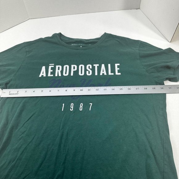 Lot Of 2 Aeropostale Men's Size Medium NY And NE 1987 Tee Shirts Preowned - Picture 10 of 16